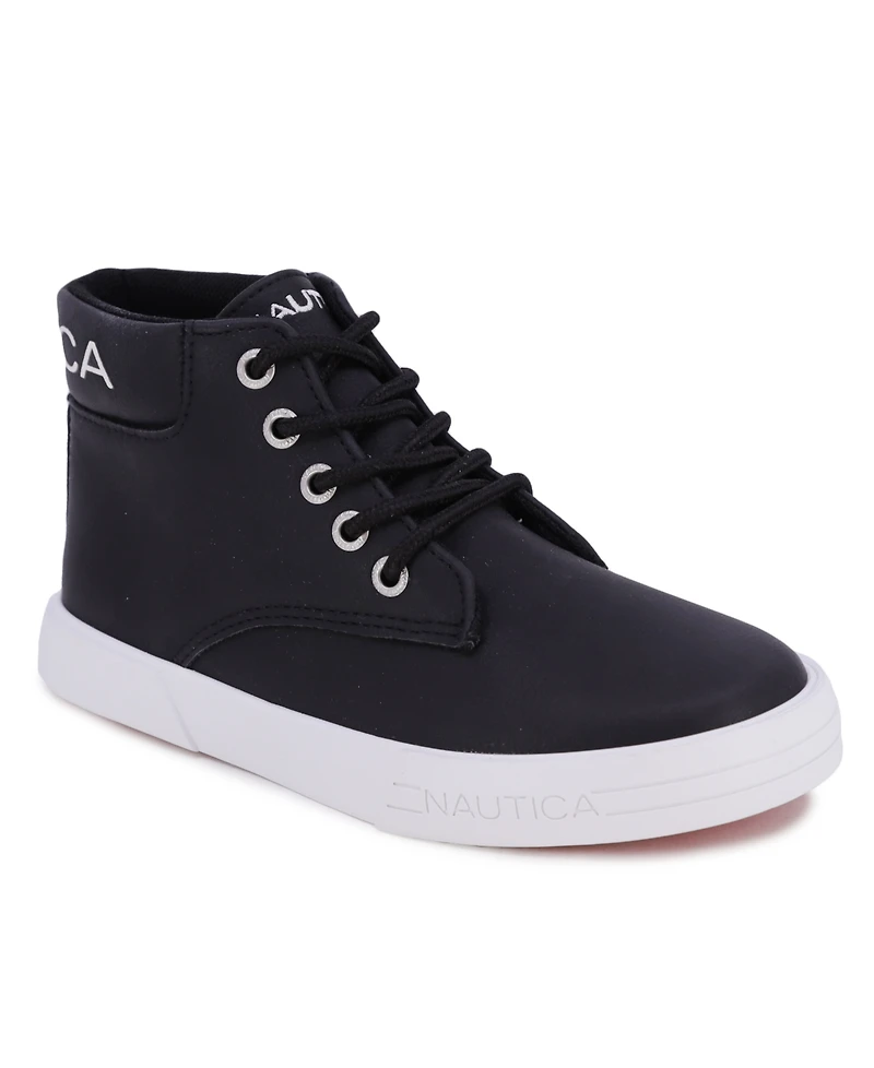 Nautica Big Boys Wharf Harbour Padded Collar Casual High-top Sneaker