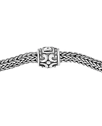 Effy Diamond Cluster Antique-Look Bracelet (1/10 ct. t.w.) in Sterling Silver & 18k Gold