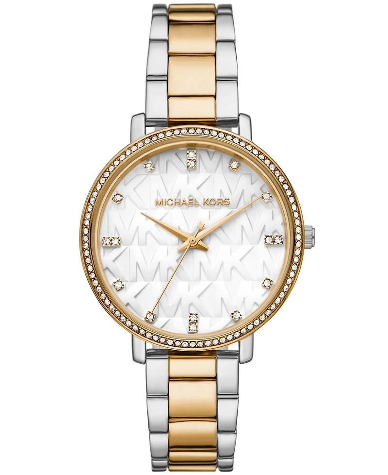 Michael Kors Women's Pyper Two-Tone Stainless Steel Bracelet Watch 38mm