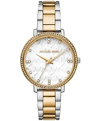 Michael Kors Women's Pyper Two-Tone Stainless Steel Bracelet Watch 38mm