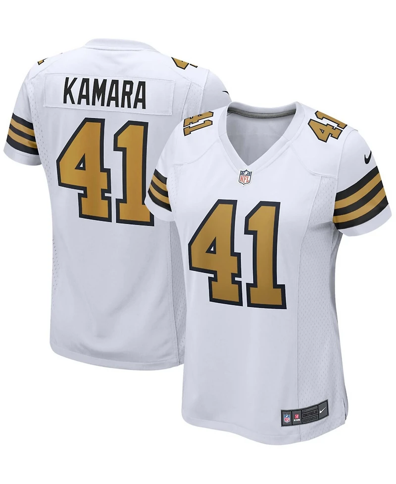 Women's Alvin Kamara White New Orleans Saints Alternate Game Player Jersey