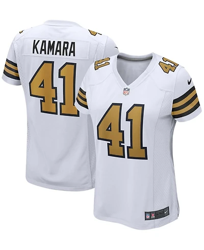 Women's Alvin Kamara White New Orleans Saints Alternate Game Player Jersey