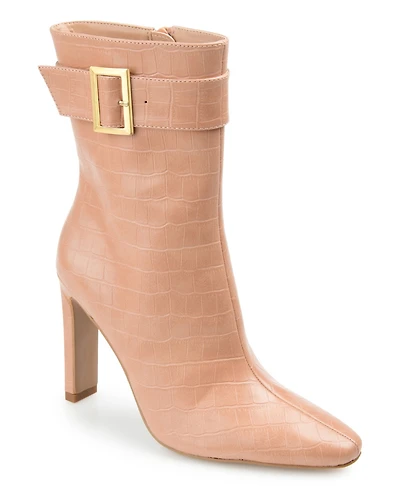 Journee Collection Women's Elanie Croc Booties
