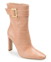 Journee Collection Women's Elanie Croc Booties