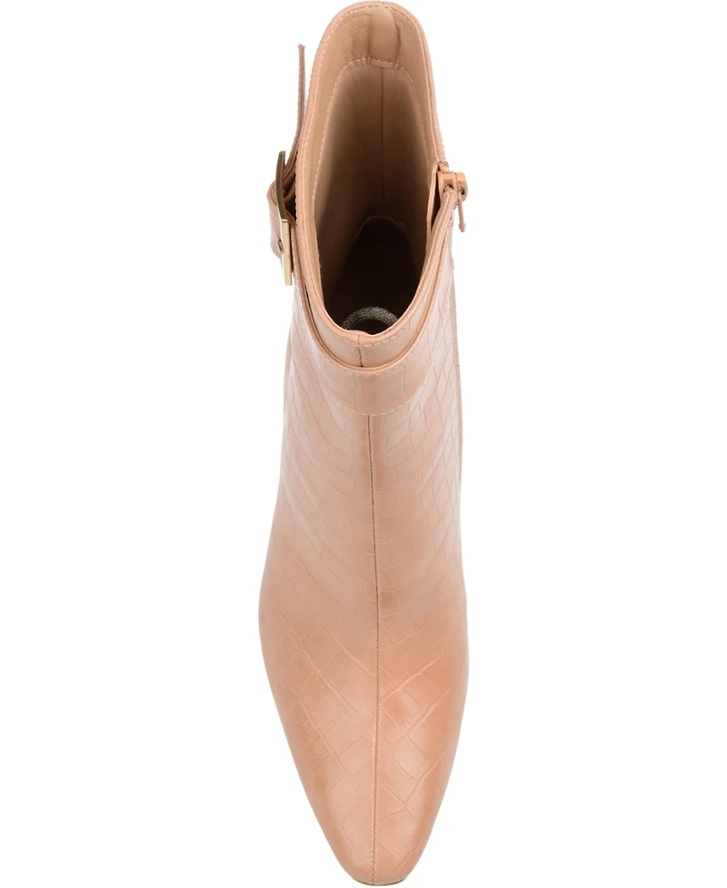 Journee Collection Women's Elanie Croc Booties