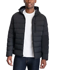 Michael Kors Men's Hooded Puffer Jacket, Created For Macy's
