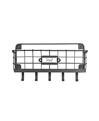 Spectrum Vintage-Inspired Living Wall Mount Mail Organizer
