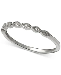 Giani Bernini Cubic Zirconia Beaded Band, Created for Macy's