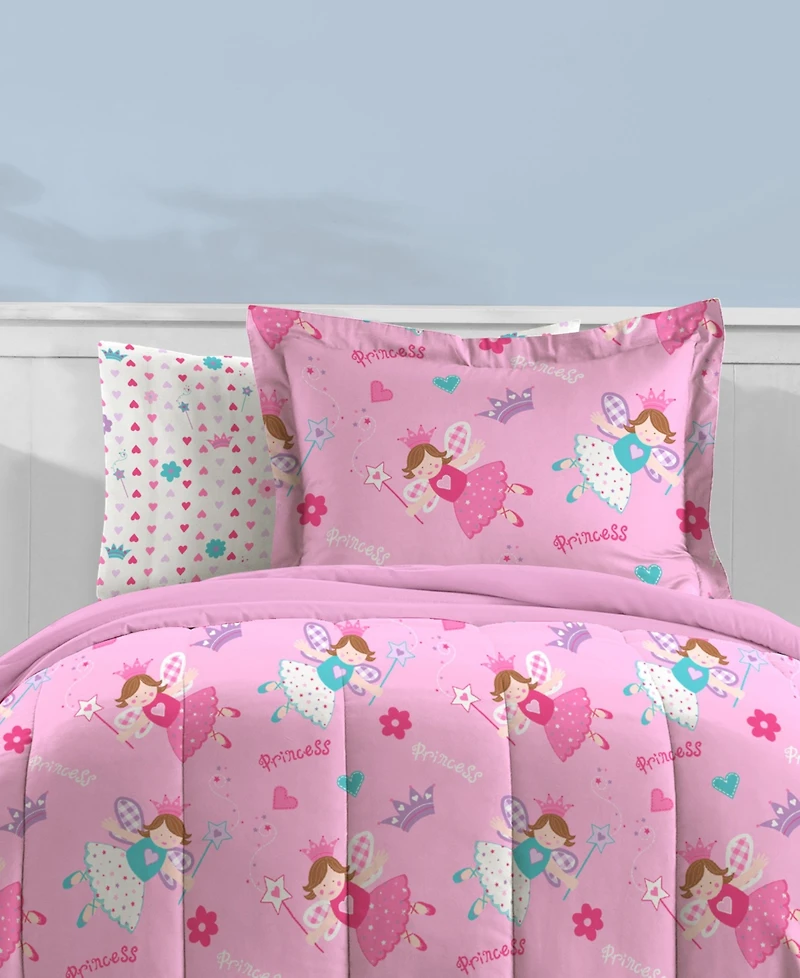 Dream Factory Kids Magical Princess Comforter Set, Twin