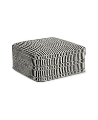 Safford Square Woven Outdoor and Indoor Pouf