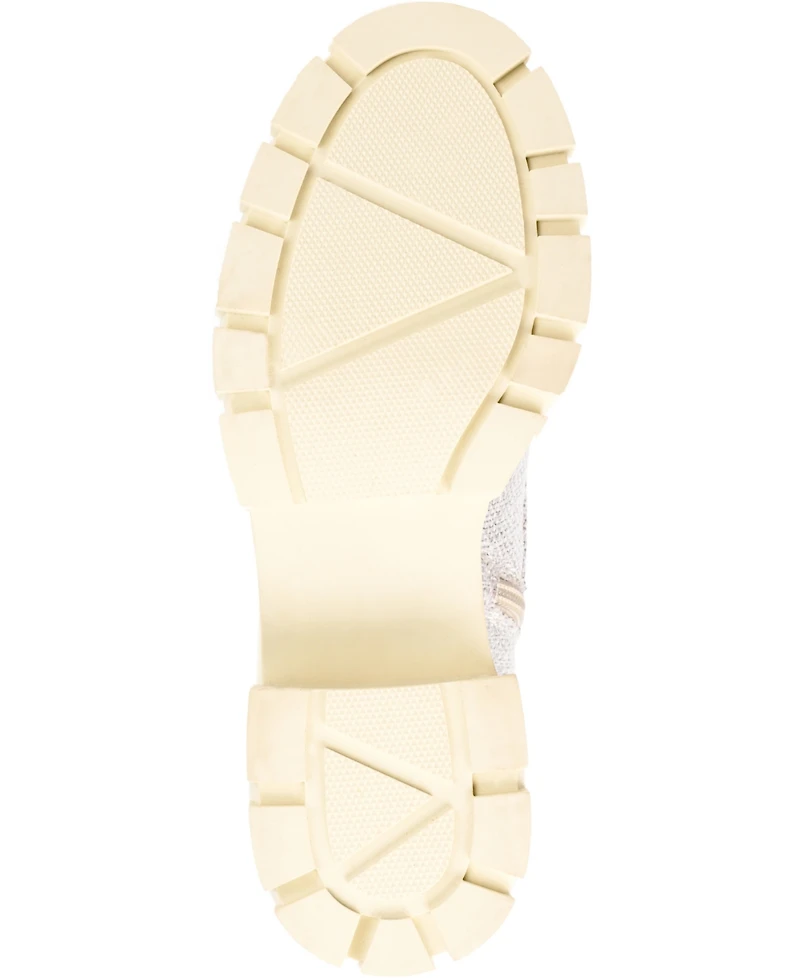 Journee Collection Women's Madelynn Lace Up Lug Sole Combat Boots