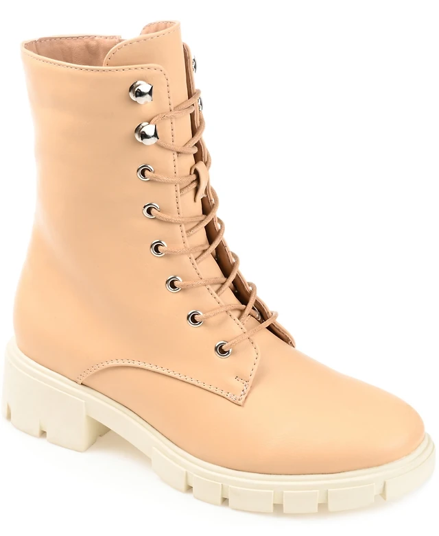 Combat Boots Macys Pink Boots Shop Journee Collection Women's - Main Image