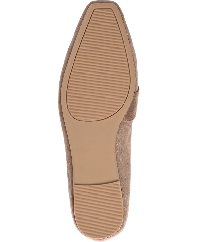 Journee Collection Women's Benntly Square Toe Slip On Loafers