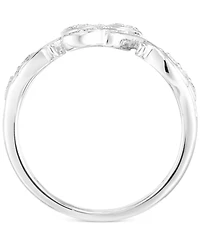 Diamond Vine-Inspired Ring (1/5 ct. t.w.) Sterling Silver.