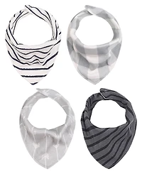 The Peanutshell Cotton Bandana Drool Baby Bibs, 8pk, Unisex