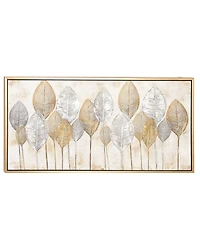 CosmoLiving by Cosmopolitan Brown Contemporary Canvas Wall Art, 27 x 55