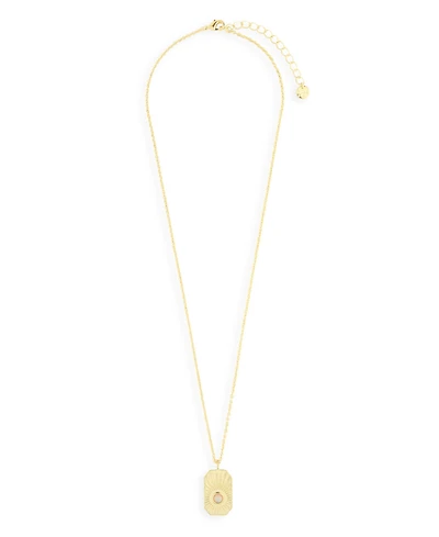 Salina 14K Gold Plated Pendant Necklace