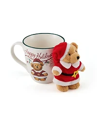 Winterberry Happy Holidays Bear & Mug Set