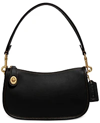 Coach Swinger Leather Zip-Top Shoulder Bag