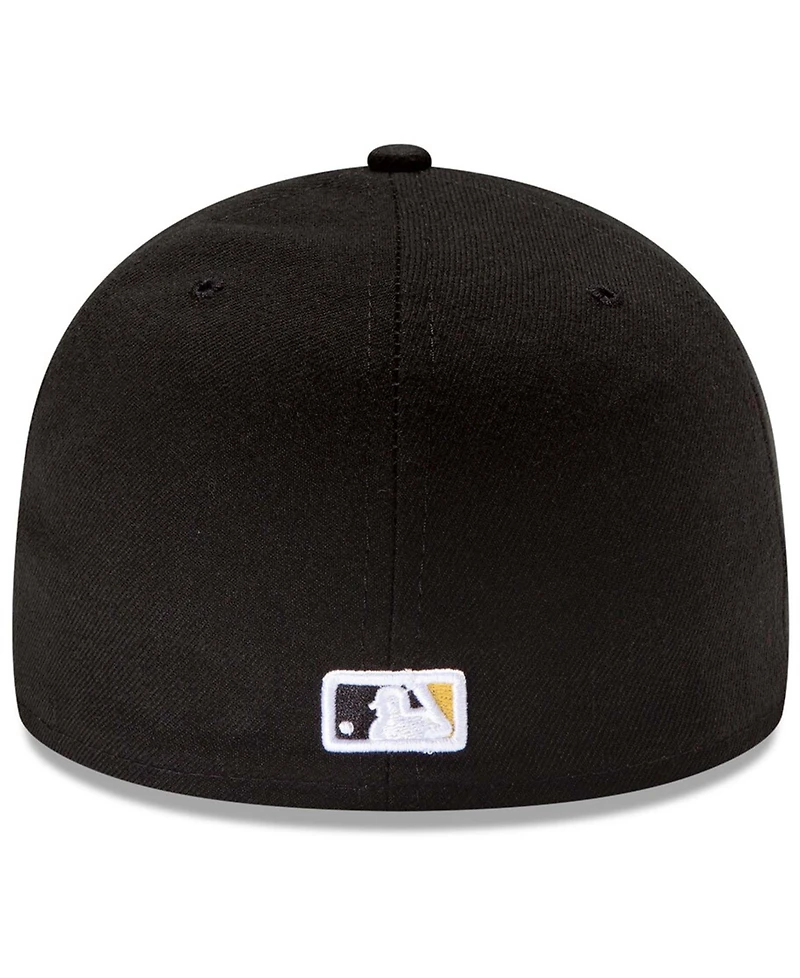 New Era Men's Black Pittsburgh Pirates Authentic Collection On Field Low Profile Game 59FIFTY Fitted Hat