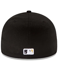 New Era Men's Black Pittsburgh Pirates Authentic Collection On Field Low Profile Game 59FIFTY Fitted Hat