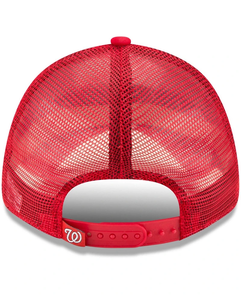 New Era Washington Nationals Trucker 9FORTY Adjustable Snapback Cap
