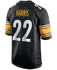 Nike Men's Najee Harris Black Pittsburgh Steelers 2021 Draft First Round Pick Game Jersey