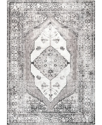 nuLoom Aurora HJAU03A Machine-Washable 5' x 8' Area Rug