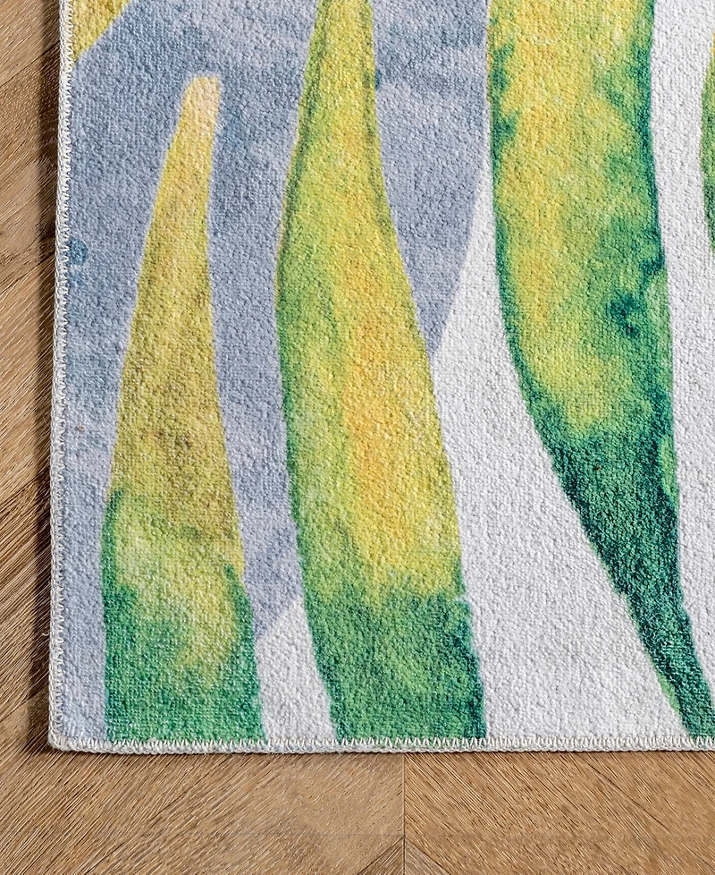nuLoom Aurora HJAU17A Machine-Washable 5' x 8' Area Rug