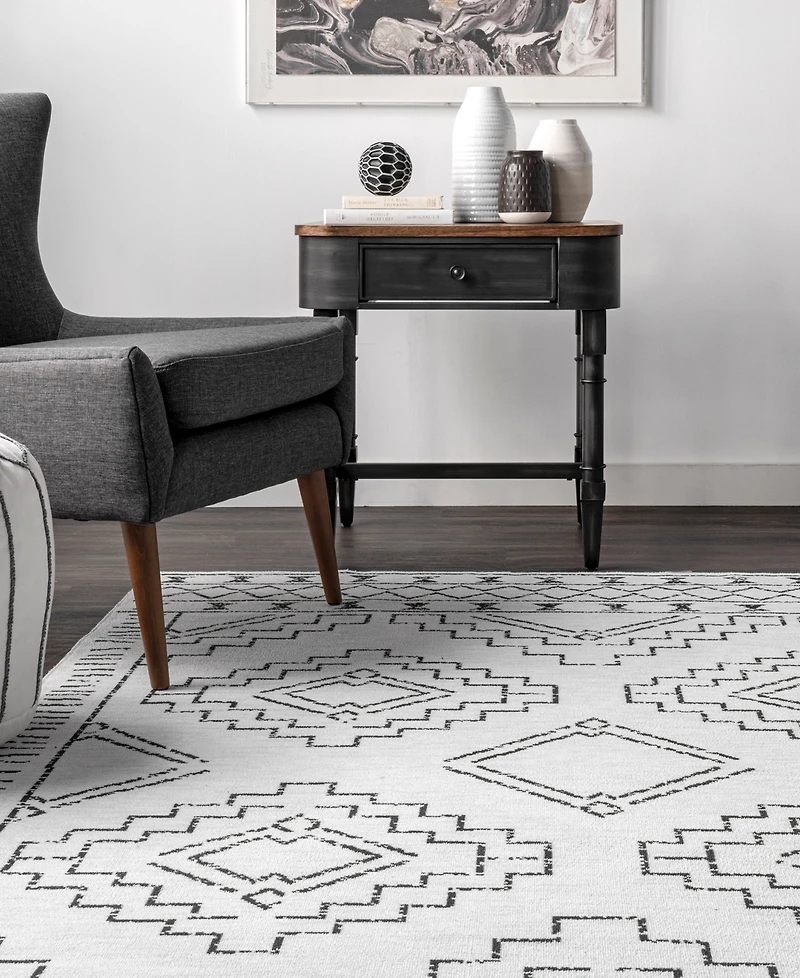 nuLoom Revel BIRV09A 5' x 8' Area Rug