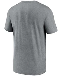 Men's Heathered Gray Detroit Tigers Local Logo Legend T-shirt