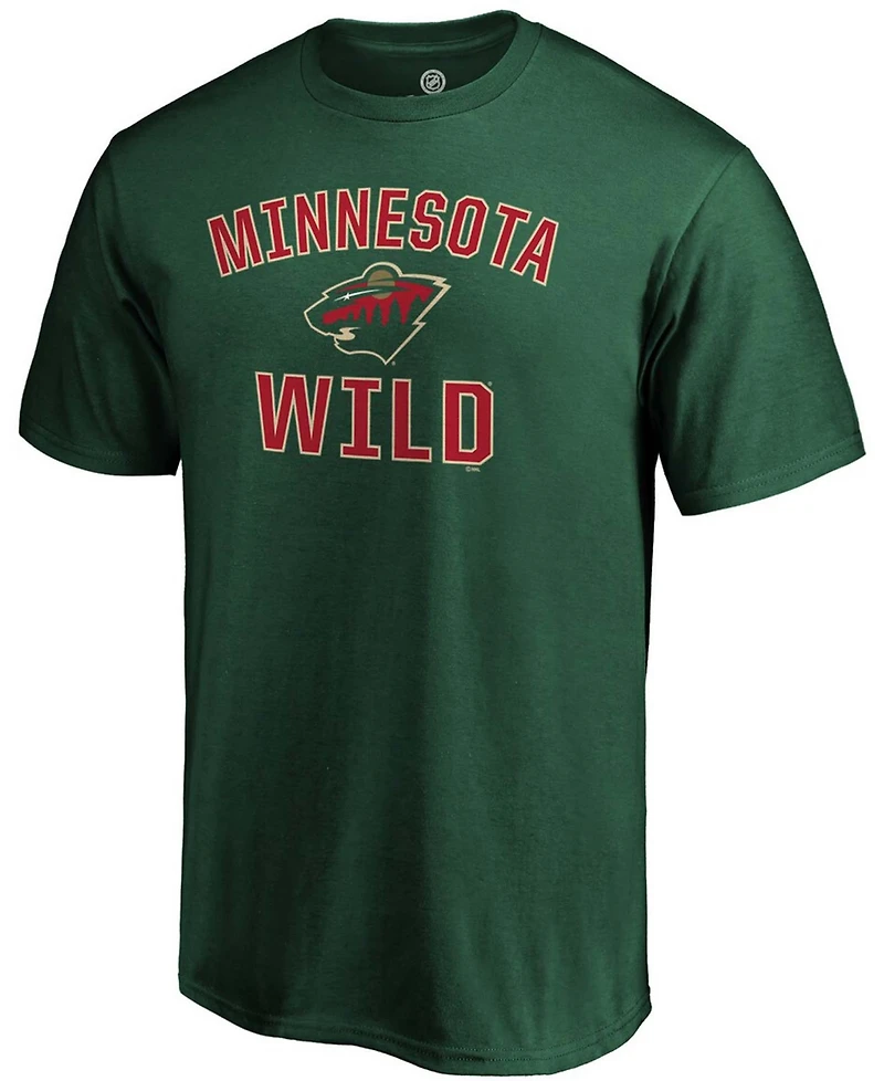 Men's Green Minnesota Wild Team Victory Arch T-shirt