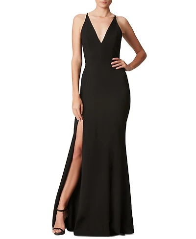 Dress the Population Iris High-Slit Evening Gown