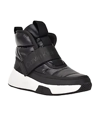 Calvin Klein Jeans Women's Mabon Cozy Nylon High Top Sneakers