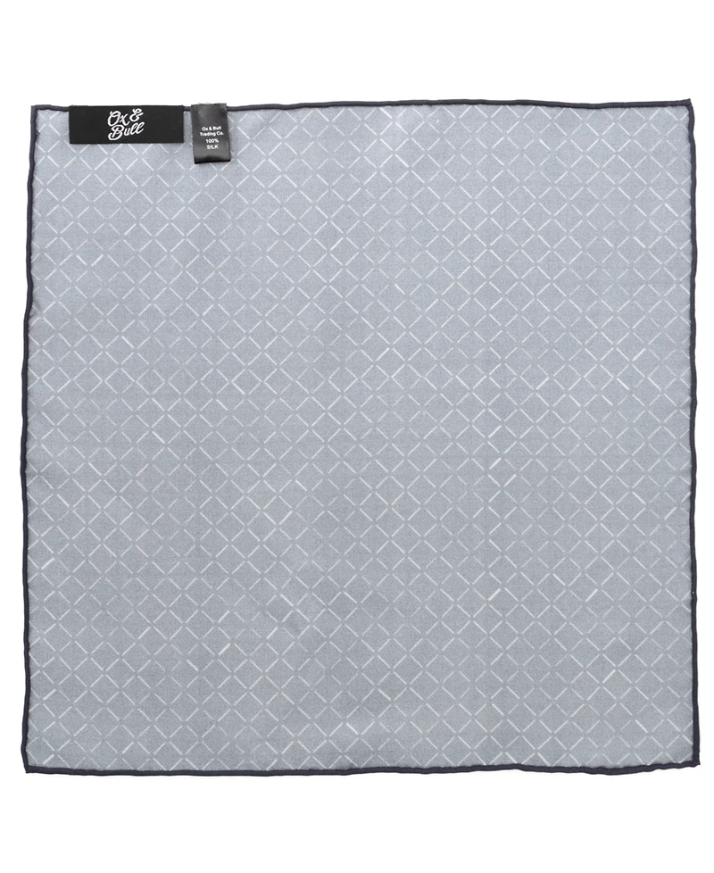 Ox & Bull Trading Co. Men's Diamond Pocket Square
