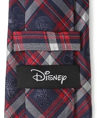 Disney Men's Mickey and Friends Plaid Men's Tie