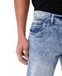 Men's Stretch Distressed Skinny Jeans