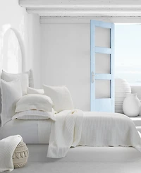 White Sand Pebble Beach Honeycomb Sham, Standard