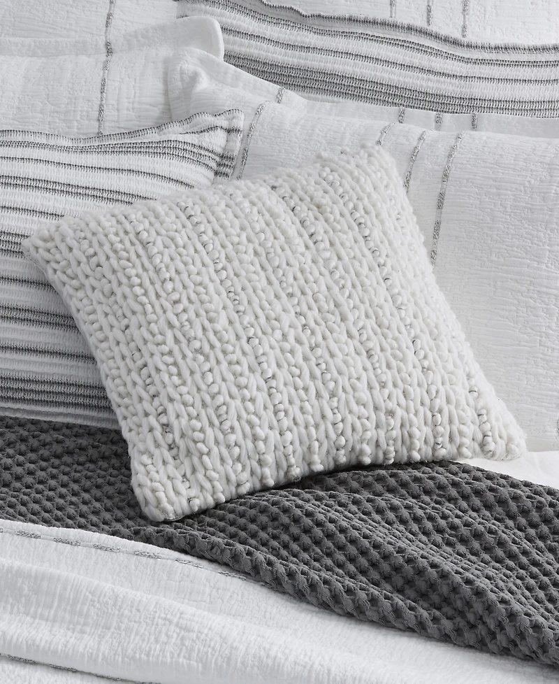 White Sand Haven Decorative Pillow, 18" x 18"