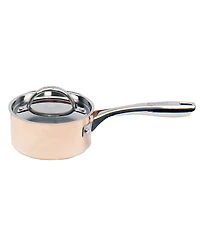 Tri-Ply 5.5" Covered Saucepan, Non-Hammered