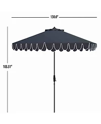 Elegant 11' Valance Umbrella