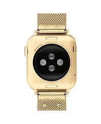 Coach Gold-Tone Mesh Bracelet for Apple Watch 42/44/45mm