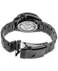 Seiko Men's Automatic 5 Sports Black Ion Finished Bracelet Watch 43mm