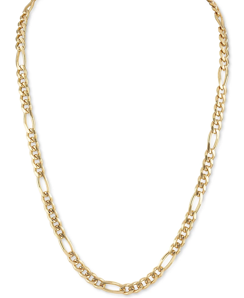 Esquire Men's Jewelry Cuban Figaro Link 22" Chain Necklace, Created for Macy's