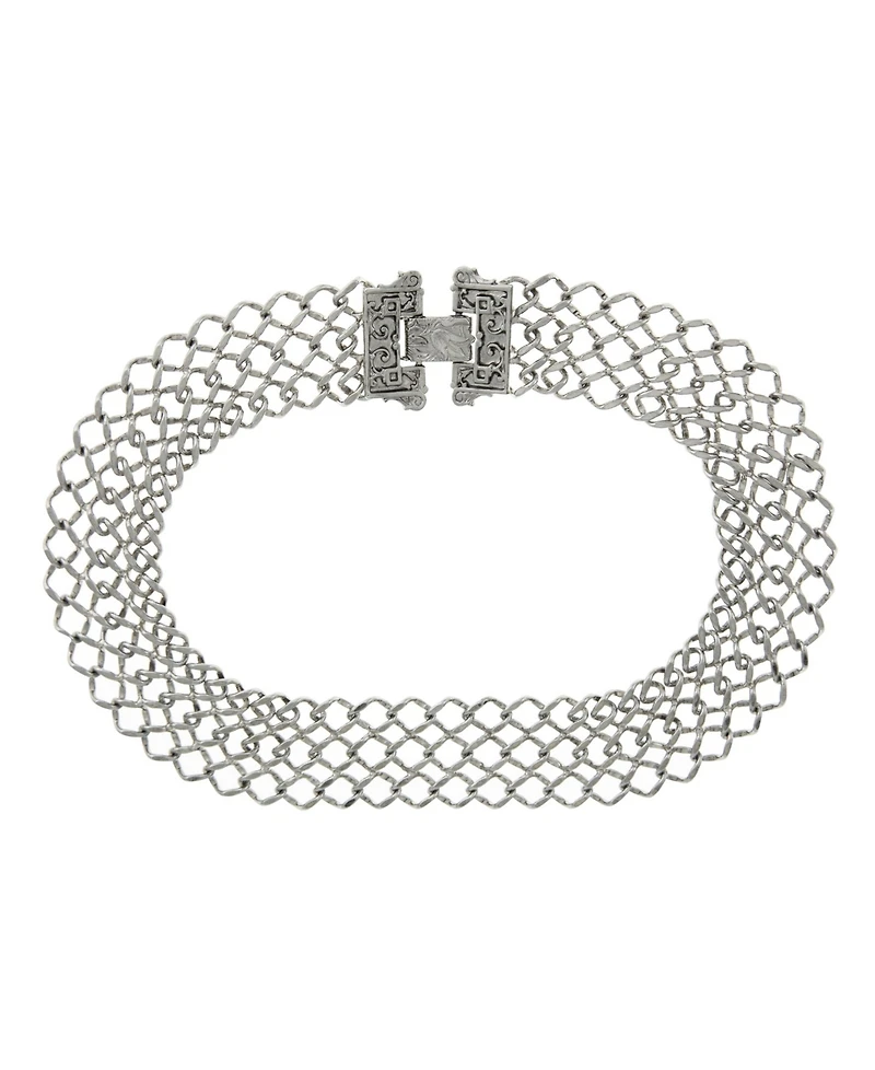 2028 Collectanea Interlaced Chain Collar Necklace