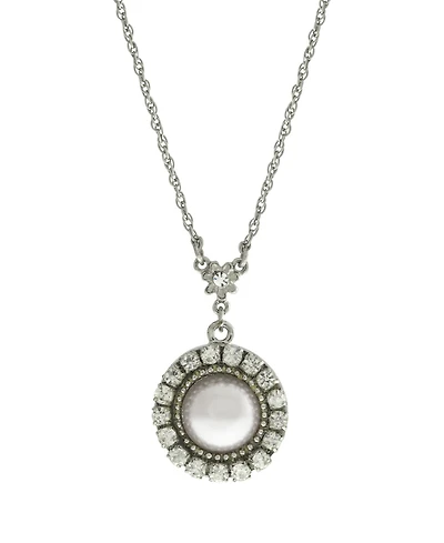 2028 Imitation Pearl Drop Necklace