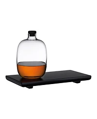 Nude Glass Malt Short Whisky Bottle & Tray Set