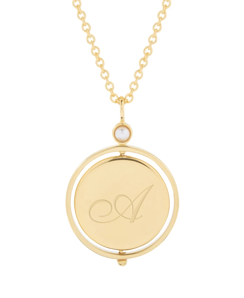 Women's Nora Initial Pendant Necklace - Gold