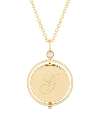 Women's Nora Initial Pendant Necklace - Gold