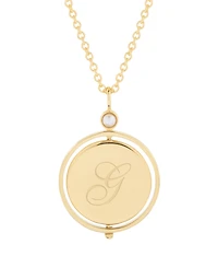 Women's Nora Initial Pendant Necklace - Gold